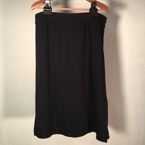 GAP black softspun pencil skirt XL